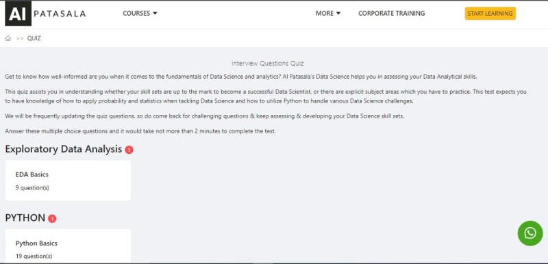 Data Science Interview Questions